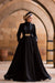 Muslima Black Velvet Coat - Muslima Wear