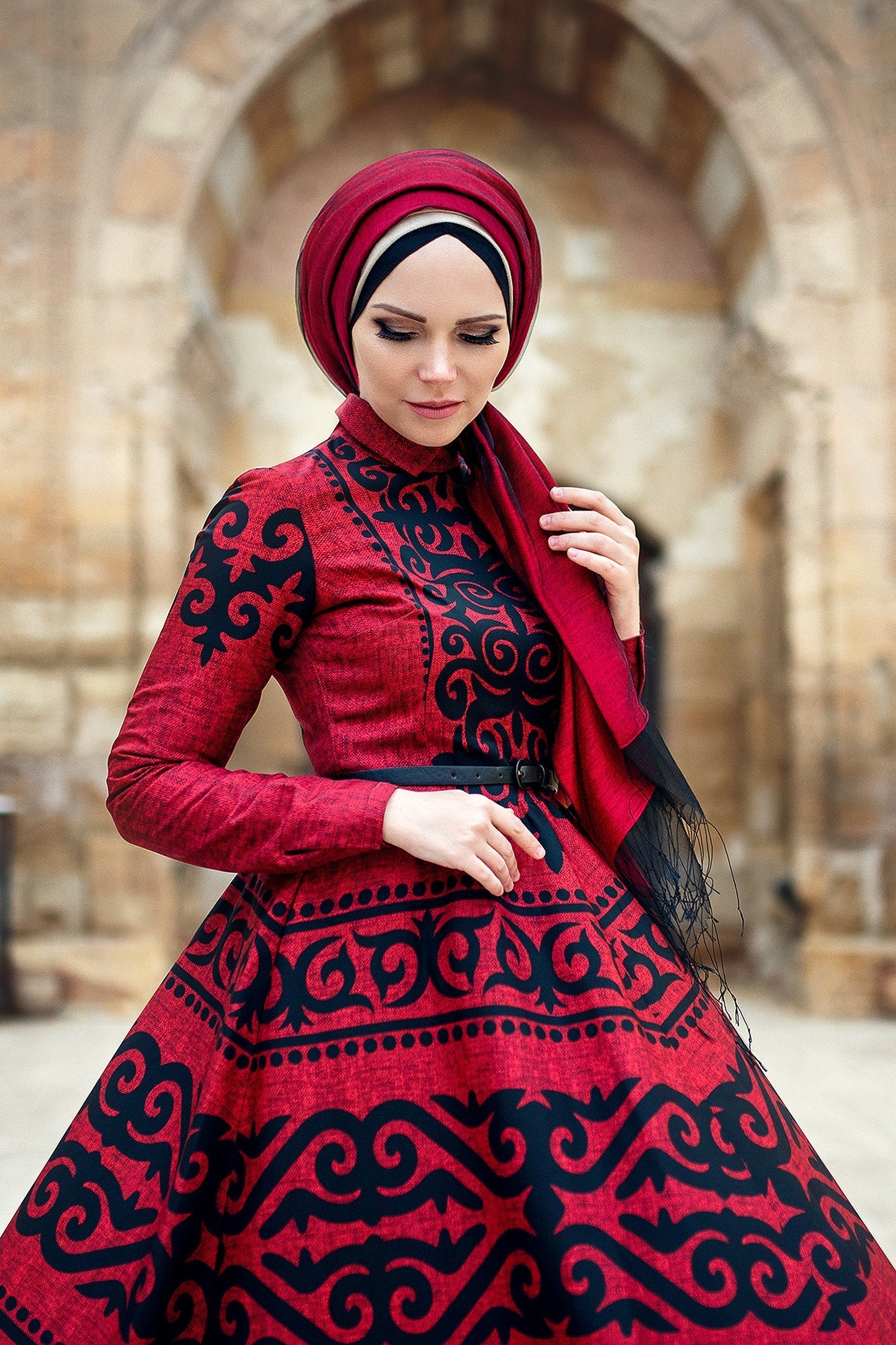 Anar Dress Ruby - Muslima Wear