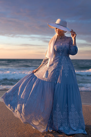 Blue Dream Dress - Muslima Wear