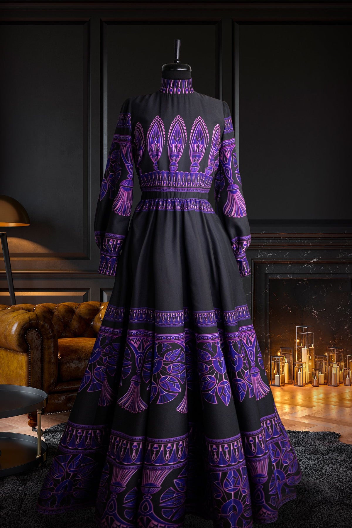 Eva Violet Dress