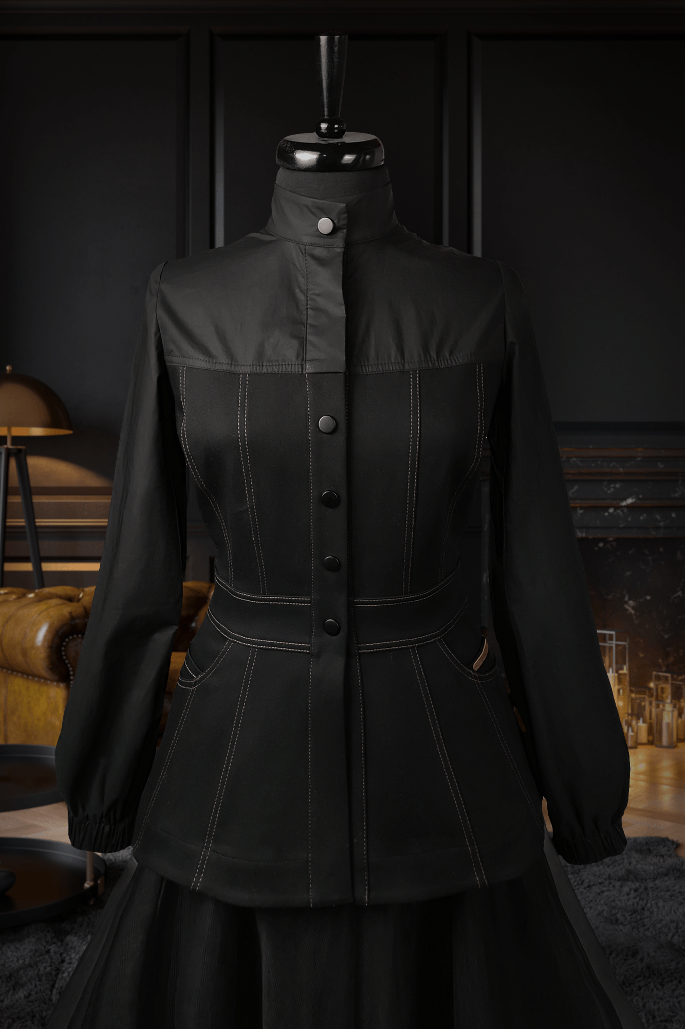 Lima Suit in Black - Muslima Wear