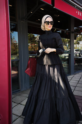 Lima Suit in Black - Muslima Wear
