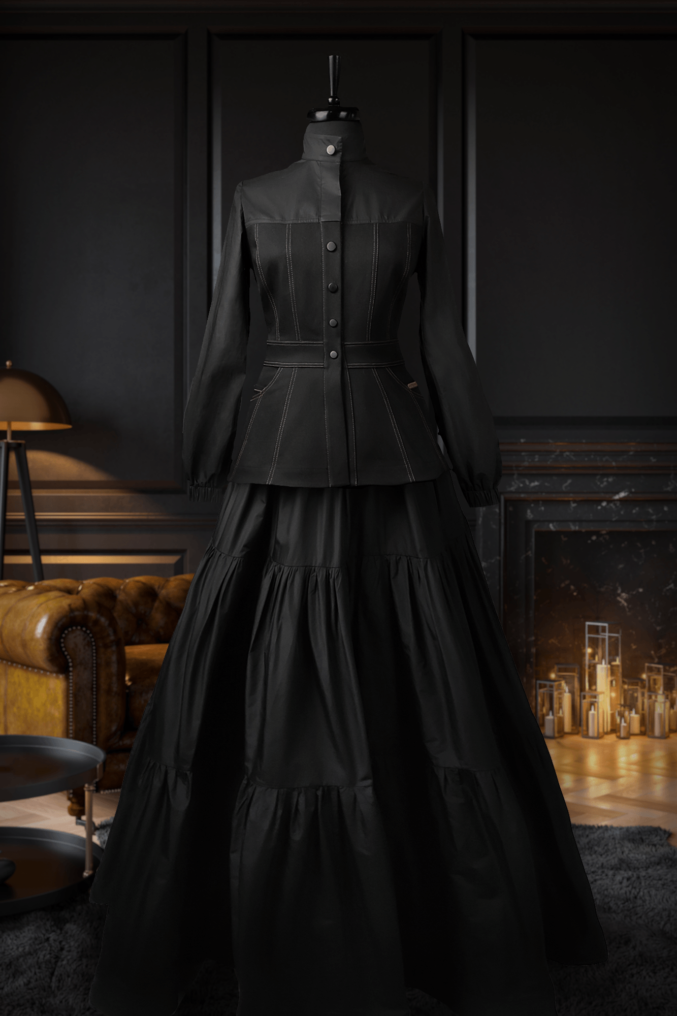 Lima Suit in Black - Muslima Wear