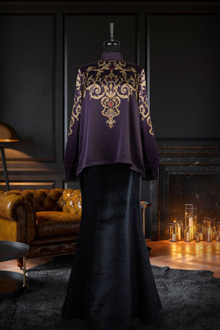 MAJESTY BLOUSE MARSALA - Muslima Wear