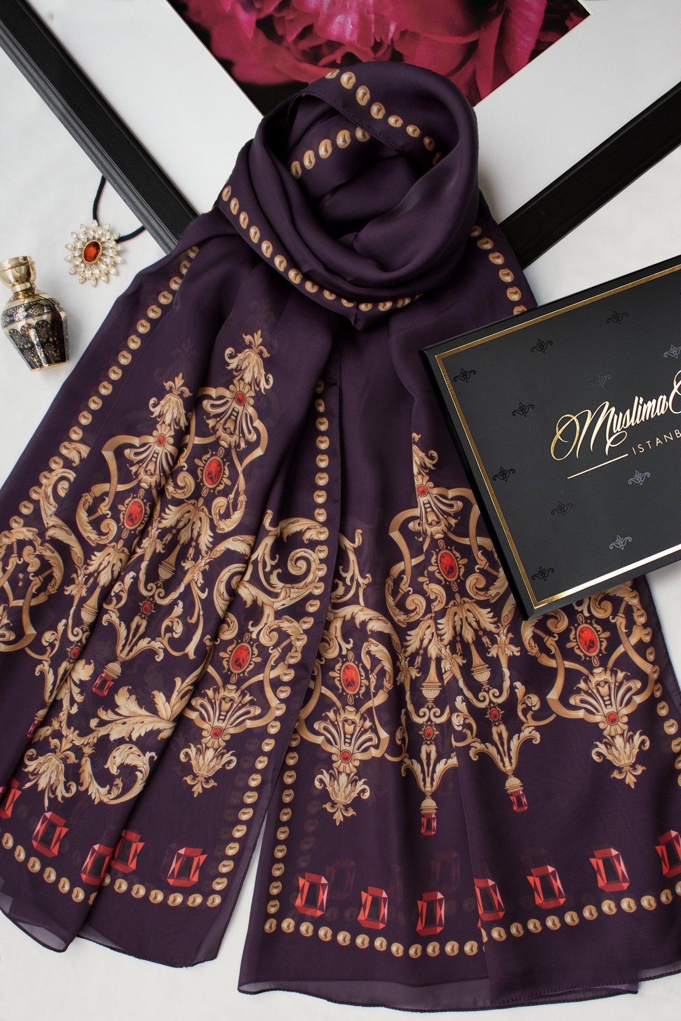 MAJESTY RUBY HIJAB - Muslima Wear