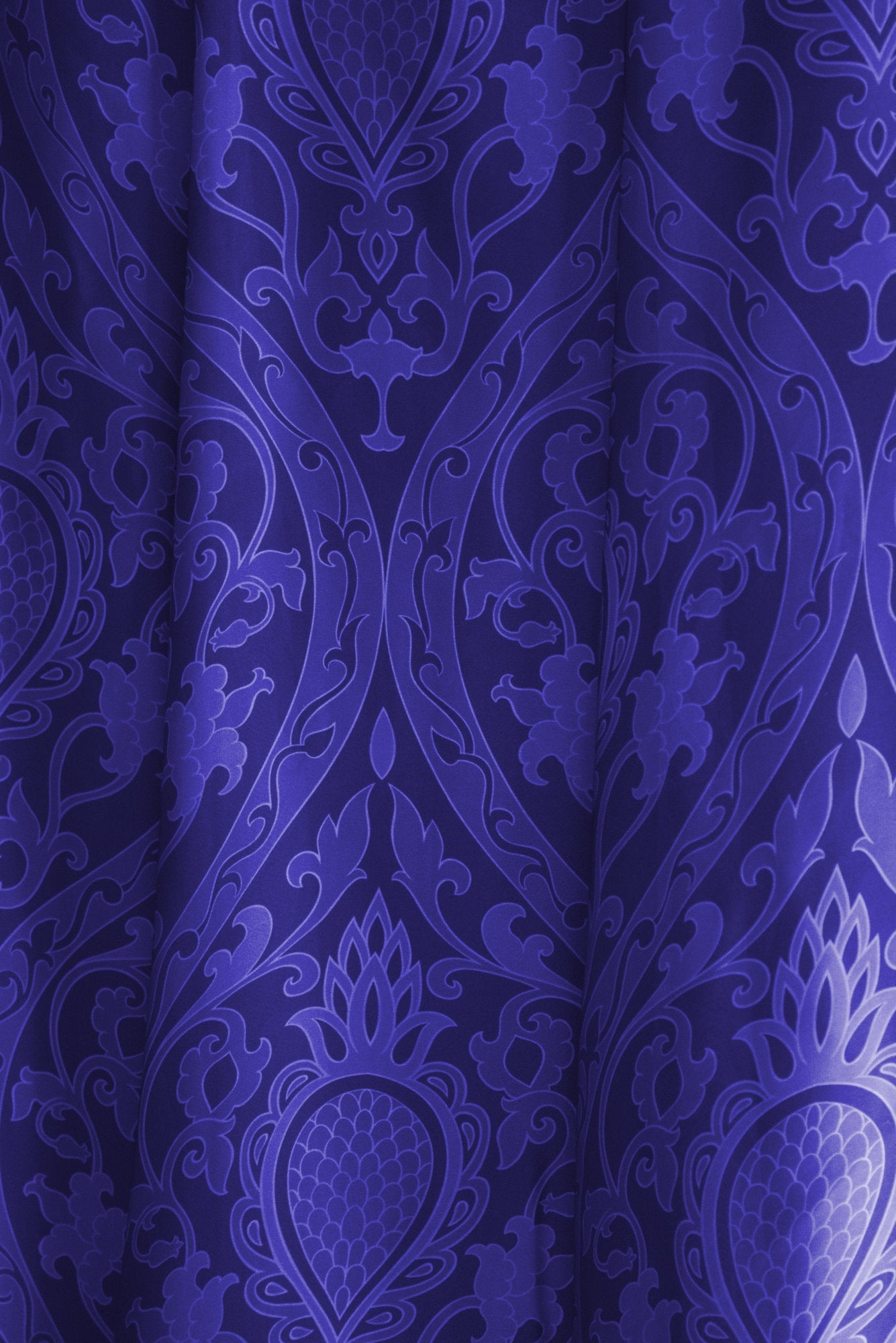 Persia Roayal Blue Silky Chiffon Skirt - Muslima Wear