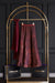 Persia Ruby Red Silky Chiffon Skirt - Muslima Wear