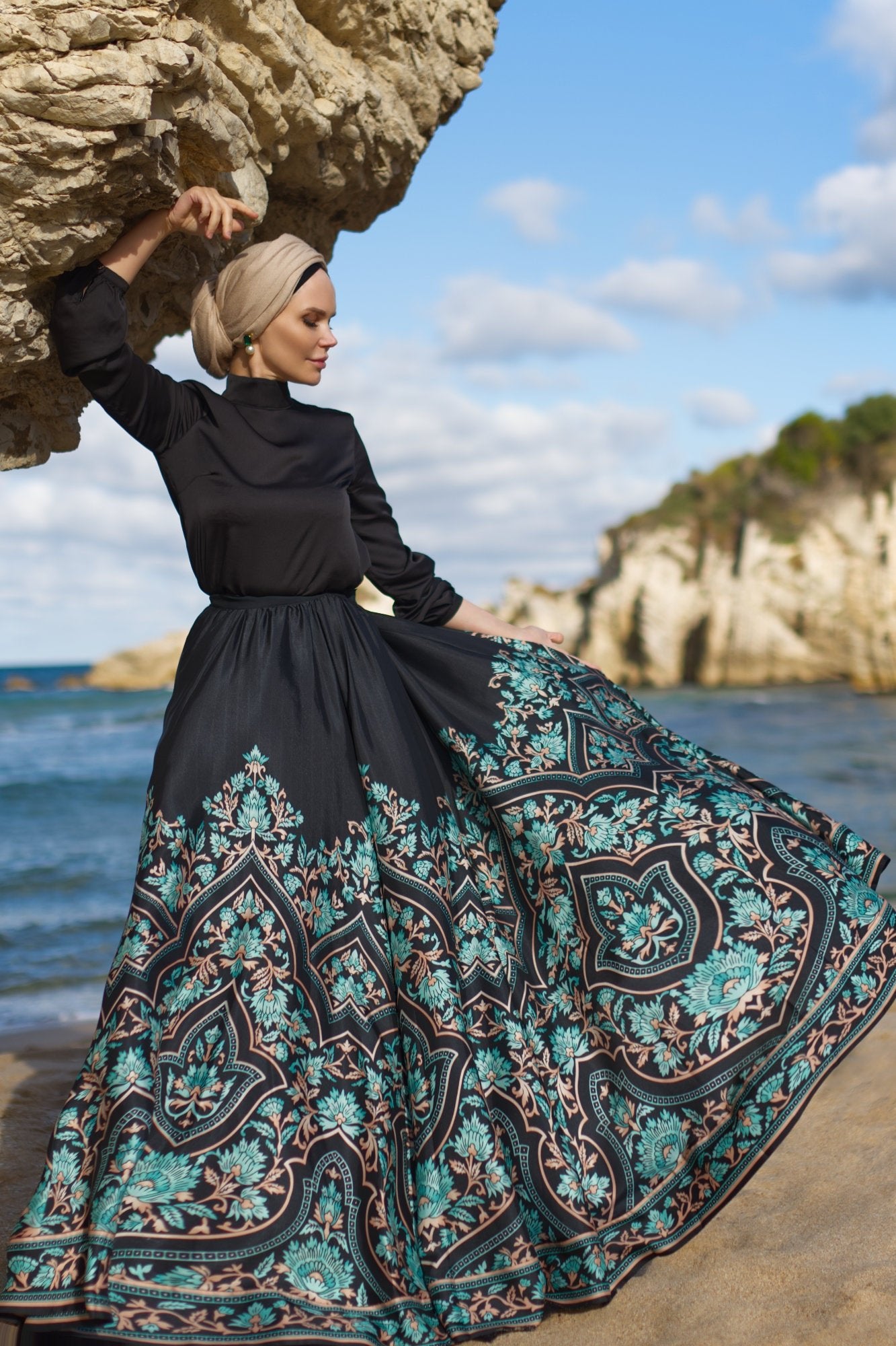 Rayana twill skirt - Muslima Wear