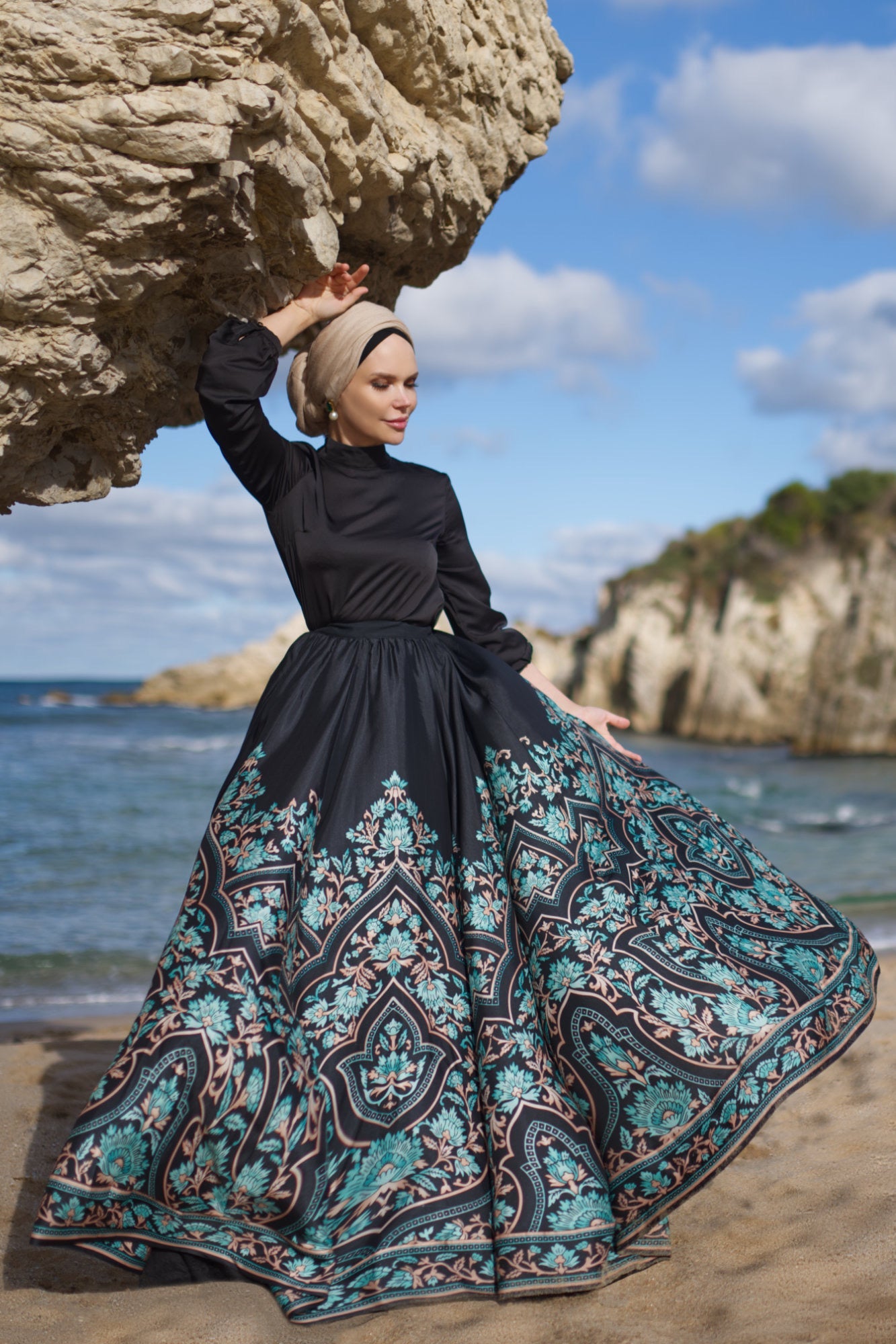 Rayana twill skirt - Muslima Wear