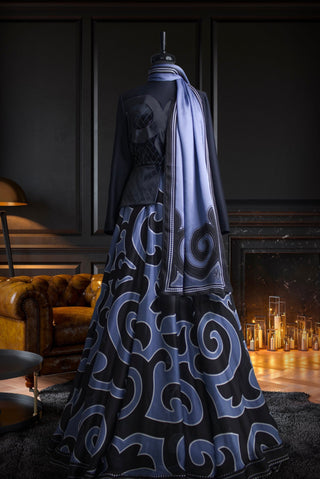 Silkway Silver Skirt - Muslima Wear