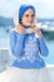 Blue Pearl Blouse - Muslima Wear