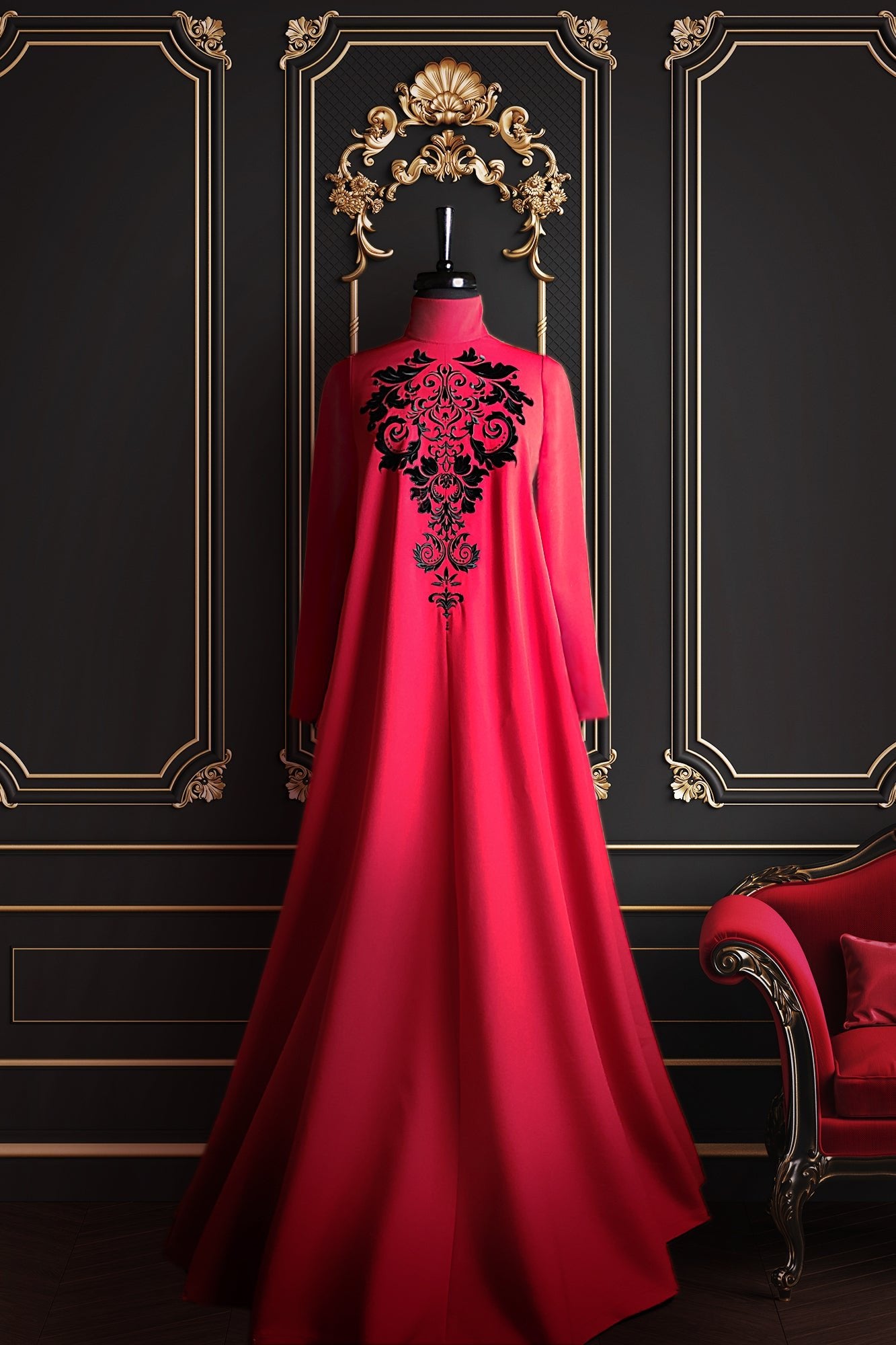 Diadema Ruby Red - Muslima Wear