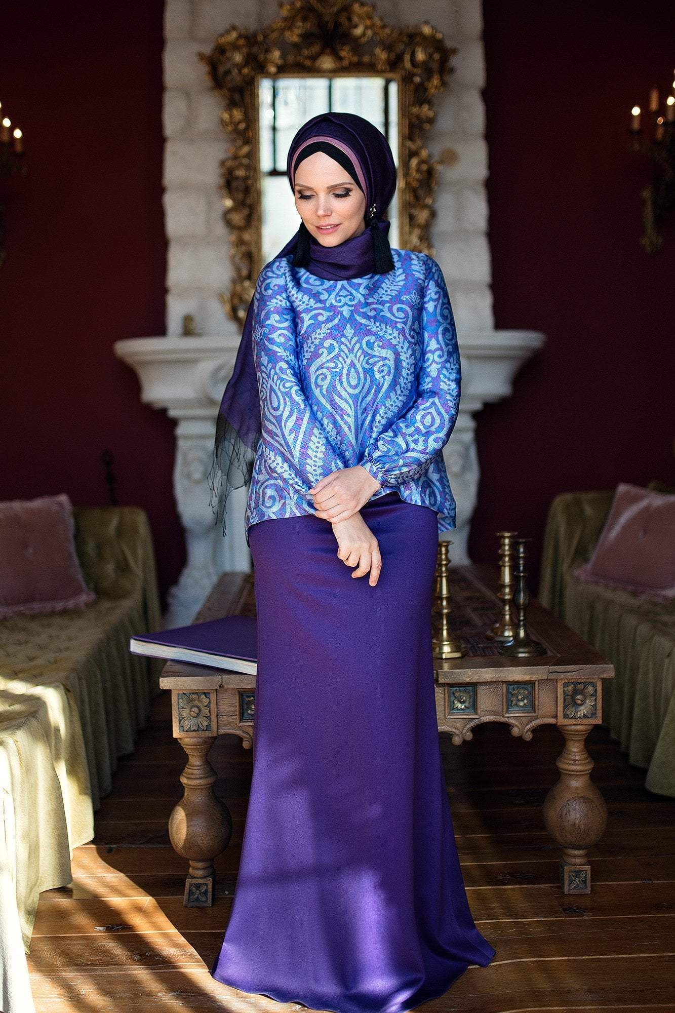 Muslima Wear skirt S / Violet Lale Violet Skirt
