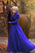 Maria Royal Blue Dress - Muslima Wear