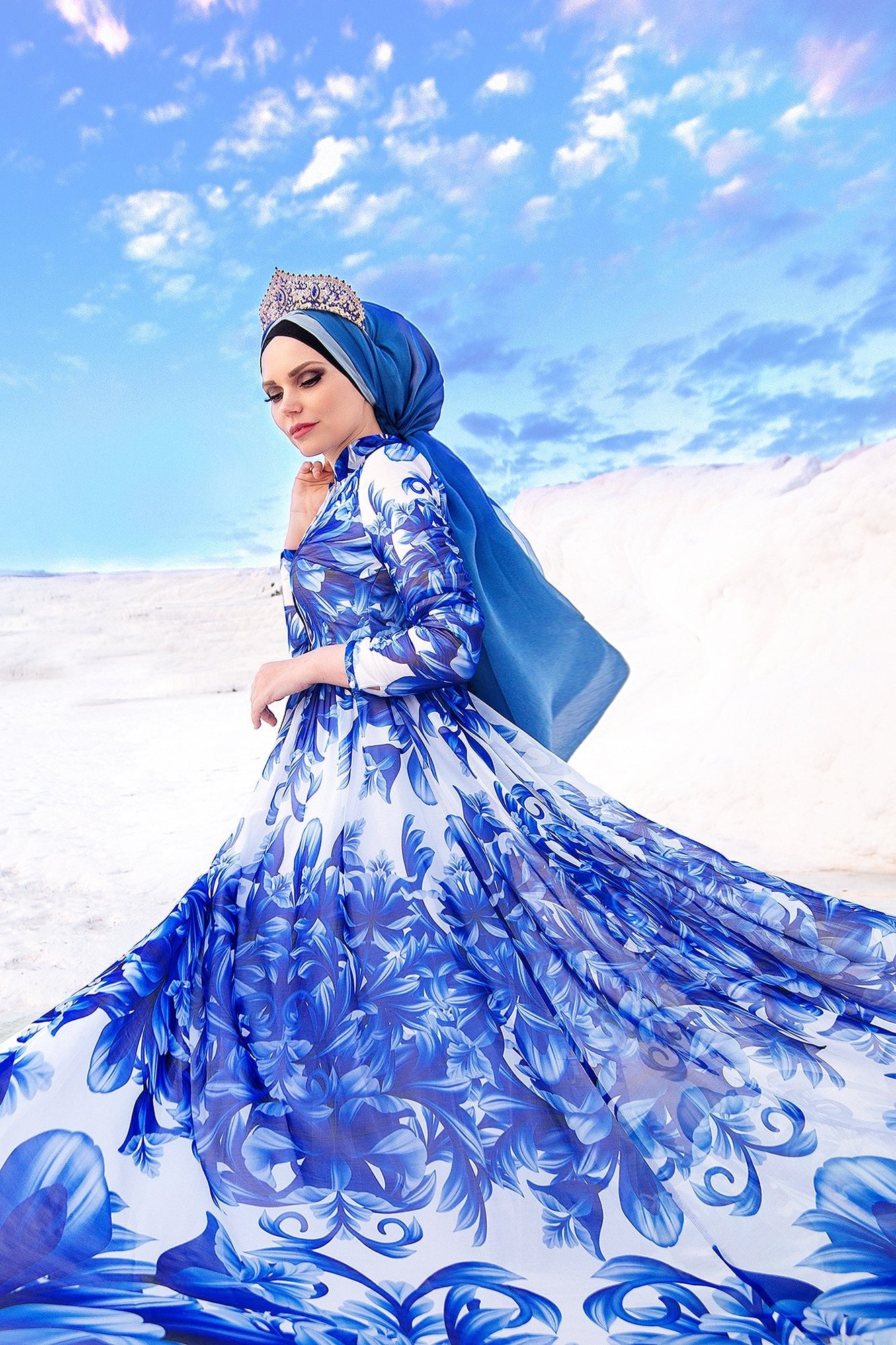 Milana Chiffon Dress - Muslima Wear