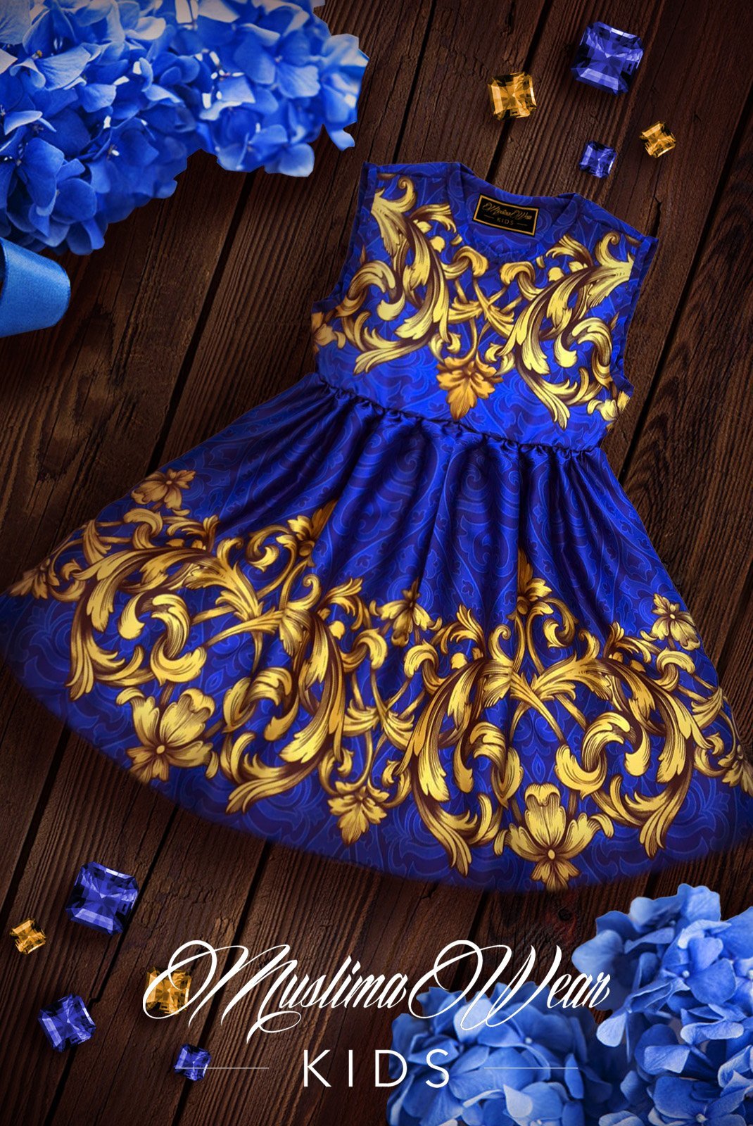 Sultana Royal Blue Dress